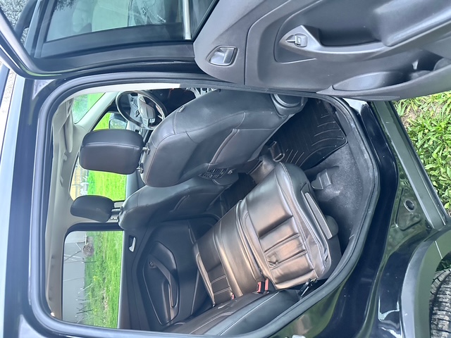 Rear passenger interior after ABR detailing