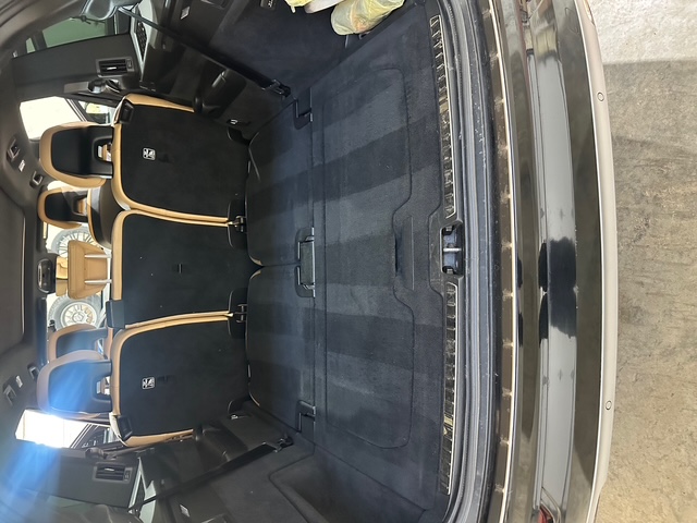 SUV cargo area before ABR detail work